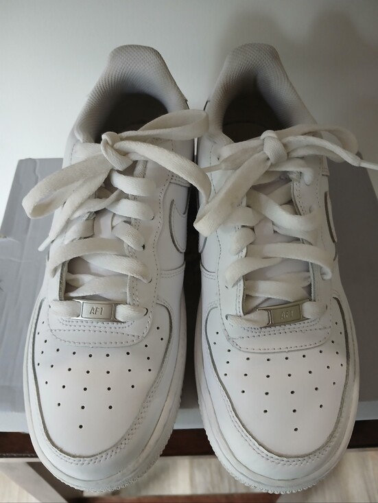 Other - Nike Air Force 1 LG (GS) White Sneakers